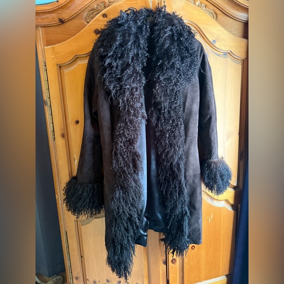 Jackets & Blazers - Black Shearling  Coat - Women Jackets & Coats NWOT